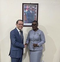 Sur la rencontre avec le Ministre des Sports et des Loisirs du Togo Sur la rencontre avec le Ministre des Sports et des Loisirs du Togo
