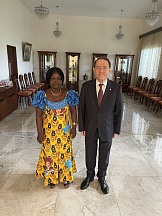 Sur la rencontre entre S.E.M. Igor EVDOKIMOV et le Secrétaire général de la Commission nationale béninoise pour l'UNESCO