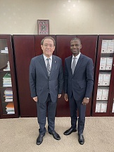 Sur la rencontre avec le Secrétaire général du Ministère des Affaires étrangères du Bénin