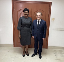 Sur la rencontre avec la Directrice de cabinet du Ministre des Affaires étrangères du Bénin