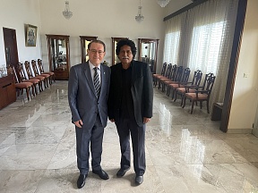 Sur la visite de courtoisie du nouvel Ambassadeur du Venezuela à Cotonou