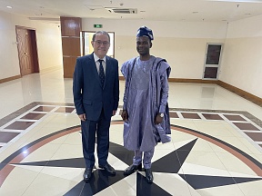 Sur la rencontre avec le Secrétaire général du Ministère des Affaires étrangères du Bénin