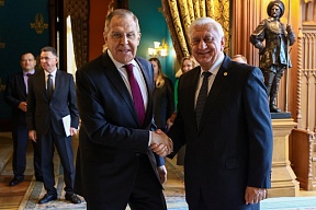 О встрече Министра иностранных дел Российской Федерации С.В.Лаврова с Председателем Коллегии Евразийской экономической комиссии М.В.Мясниковичем